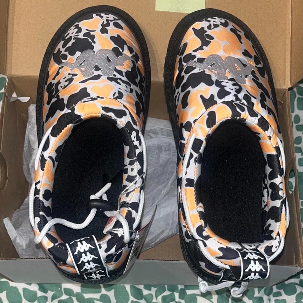Kappa Slides - Orange and Black